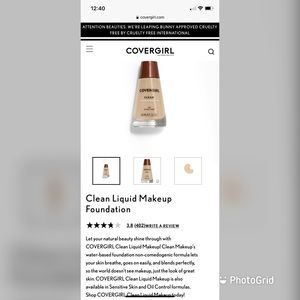 Covergirl clean liquid foundation